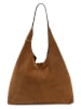 Anna Morellini Skórzana torebka "Darizita" w kolorze jasnobrązowym - 45 x 58 x 5 cm