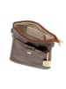 Anna Morellini Skórzana torebka "Erica" w kolorze brązowym - 14 x 21 x 1 cm