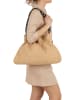 Anna Morellini Leder-Shopper "Edmonda" in Hellbraun - (B)49 x (H)33 x (T)6 cm