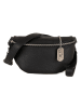 Anna Morellini Leder-Gürteltasche "Agnese" in Schwarz - (B)23 x (H)15 x (T)1 cm