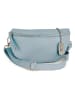 Anna Morellini Leren heuptas "Agnese" lichtblauw - (B)23 x (H)15 x (D)1 cm