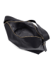 Anna Morellini Leder-Schultertasche "Gigliola" in Schwarz - (B)37 x (H)28 x (T)14 cm