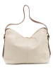 Anna Morellini Leren schoudertas "Gigliola" crème - (B)37 x (H)28 x (D)14 cm
