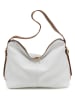 Anna Morellini Skórzana torebka "Gigliola" w kolorze białym - 37 x 28 x 14 cm