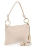 Anna Morellini Leder-Henkeltasche "Erenza" in Creme - (B)25,5 x (H)16 x (T)2 cm