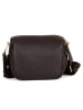 Anna Morellini Leder-Gürteltasche "Domenica" in Dunkelbraun - (B)19 x (H)15 x (T)8 cm