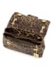 Anna Morellini Leder-Umhängetasche "Ondina" in Braun/ Hellbraun - (B)22 x (H)19 x (T)8 cm