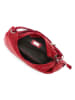Anna Morellini Leder-Schultertasche "Concetta" in Rot - (L)38 x (B)10 x (H)34 cm