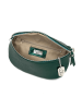 Anna Morellini Leder-Gürteltasche "Berenice" in Grün - (B)25 x (H)14 x (T)1 cm