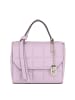 Anna Morellini Leder-Henkeltasche "Sienna" in Lila - (B)23 x (H)19 x (T)12 cm