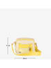 Anna Morellini Leren schoudertas "Ilaria" geel - (B)20 x (H)17 x (D)8 cm