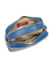 Anna Morellini Leren schoudertas "Pippa" blauw - (B)25 x (H)16 x (D)6 cm