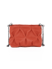 Anna Morellini Leder-Umhängetasche  in Orange - (B)20 x (H)14 x (T)9 cm