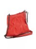 Anna Morellini Leder-Umhängetasche  in Rot - (B)20 x (H)14 x (T)9 cm