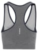 Odlo Biustonosz sportowy "Seamless Medium Ceramicool" w kolorze szarym
