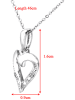 Revoni Witgouden ketting met diamanten - (L)46 cm