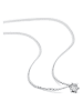 Revoni Witgouden ketting met diamanten hanger - (L)45 cm