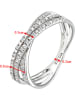 Revoni Weißgold-Ring mit Diamanten