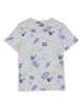 Puma Shirt "ESS+ FC AOP" in Creme/ Blau/ Gelb