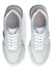 Liu Jo Leren sneakers crème/lichtblauw