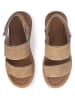 Liu Jo Leder-Sandalen in Hellbraun