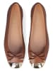 Liu Jo Leder-Ballerinas in Hellbraun
