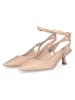 Liu Jo Leder-Slingpumps in Beige