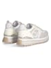 Liu Jo Leder-Sneakers in Weiß/ Beige