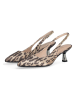 Liu Jo Leren slingpumps beige/bruin