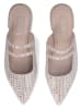 Liu Jo Leren clogs beige