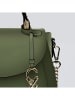 CXL by Christian Lacroix Leder-Henkeltasche "Haussmann" in Khaki - (B)23 x (H)20 x (T)11 cm