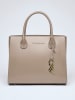CXL by Christian Lacroix Leder-Henkeltasche "Montaigne" in Beige - (B)31 x (H)26 x (T)15 cm