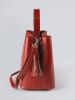 CXL by Christian Lacroix Leren handtas "Vaugirard" rood - (B)27 x (H)22 x (D)13 cm