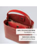 CXL by Christian Lacroix Leren handtas "Vaugirard" rood - (B)27 x (H)22 x (D)13 cm