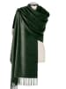 CXL by Christian Lacroix Kaszmirowy szal w kolorze ciemnozielonym - 200 x 70 cm