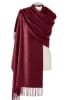 CXL by Christian Lacroix Kaszmirowy szal w kolorze bordowym - 200 x 70 cm