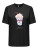 ONLY Shirt in Schwarz