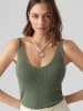 Vero Moda Top w kolorze zielonym
