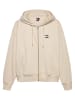 TOMMY JEANS Sweatjacke in Beige