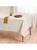 mint Deco Tischdecke "Nordic Noah" in Beige/ Weiß
