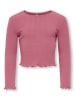 KIDS ONLY Longsleeve "Tella Life" in Rosa