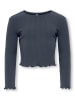 KIDS ONLY Longsleeve "Tella Life" in Anthrazit