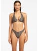 Jets Bikini-Oberteil in Khaki/ Apricot