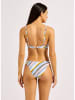 Seafolly Biustonosz bikini w kolorze błękitno-białym