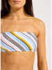 Seafolly Bikini-Oberteil in Hellblau/ Weiß