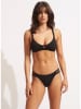 Seafolly Biustonosz bikini w kolorze czarnym