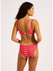Seafolly Dwustronne figi bikini w kolorze czerwono-jasnoróżowym
