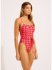 Seafolly Badeanzug in Rot/ Rosa
