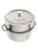 Zwilling 2-delige set: stoofpan met stoominzet "Staub" beige - Ø 24 cm