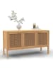 IDOMYA Essentials Sideboard "Eve" lichtbruin - (B)110 x (H)38 x (D)40 cm